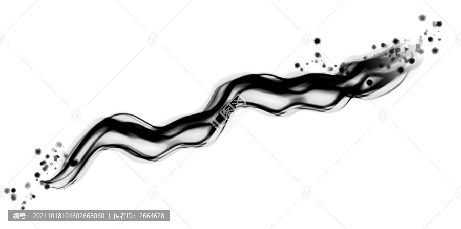 水墨煙霧筆觸