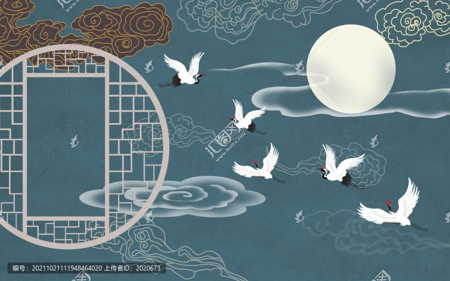 古風(fēng)祥云圖