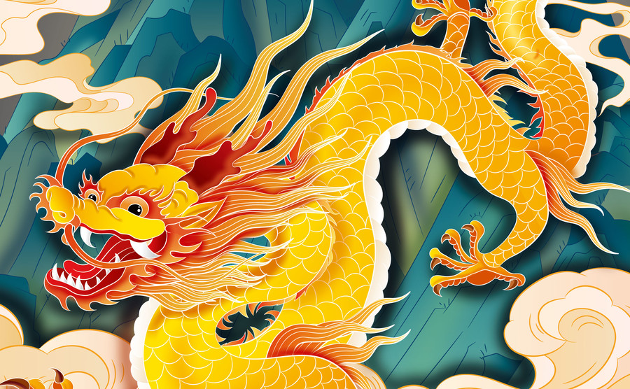 手繪龍