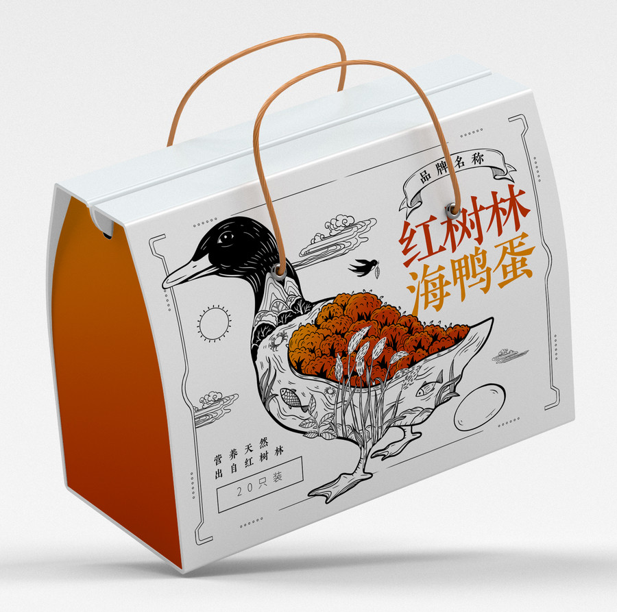 紅樹林海鴨蛋醬鴨板鴨鹽水鴨包裝