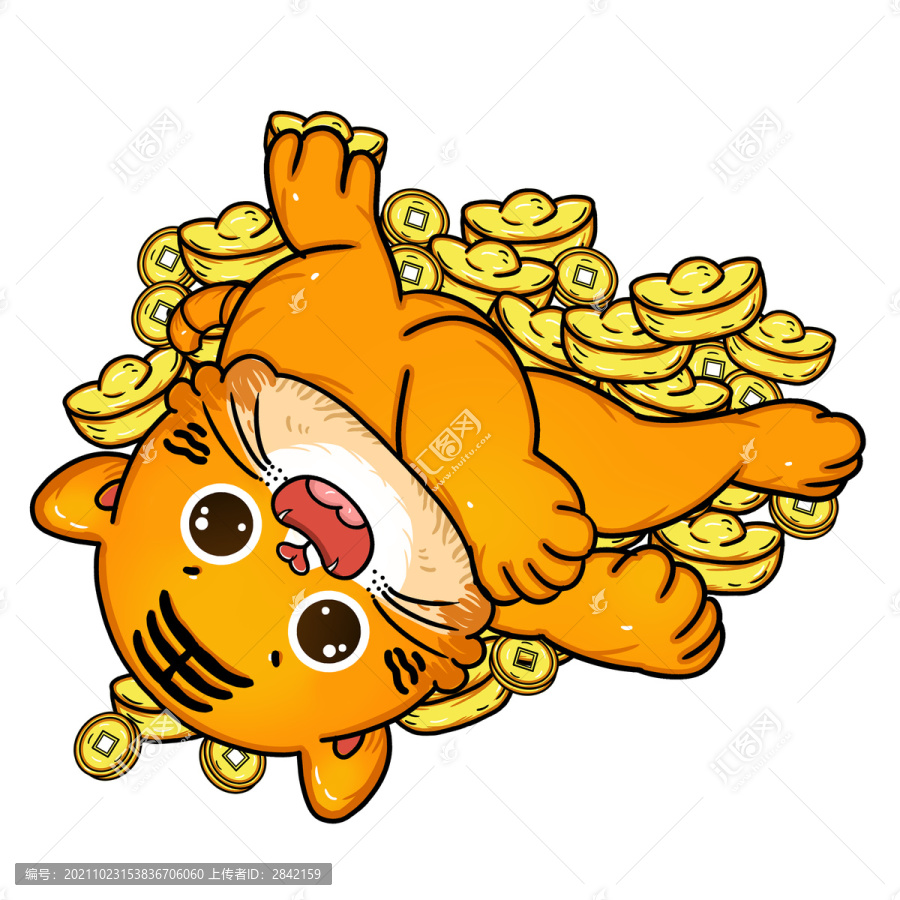 國潮虎年虎頭虎腦