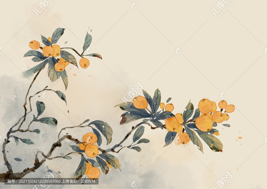 中國(guó)風(fēng)水彩節(jié)氣插畫