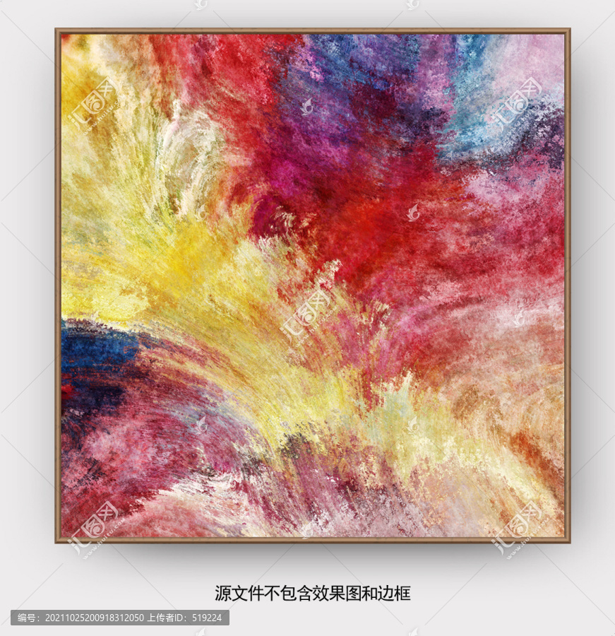 抽象油畫