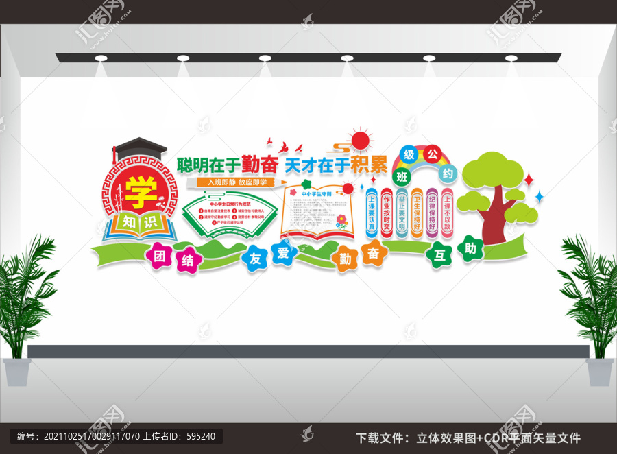 小學(xué)教室文化墻