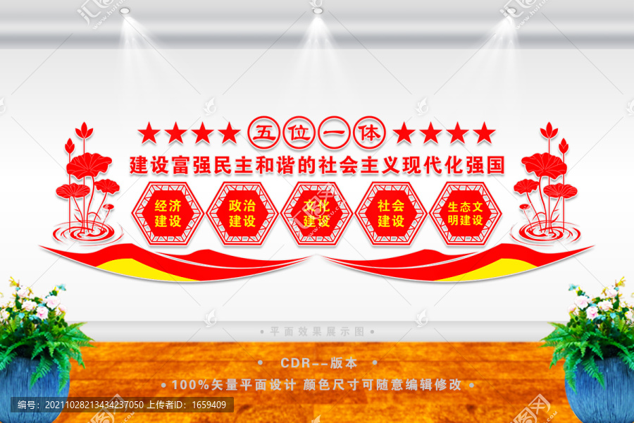 五位一體黨建宣傳標(biāo)語