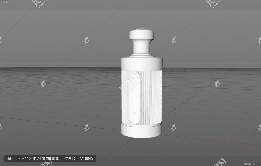 原創(chuàng)酒瓶模型C4D酒包裝