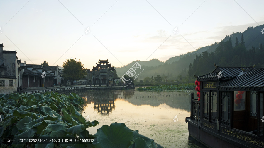 安徽西递古村景区