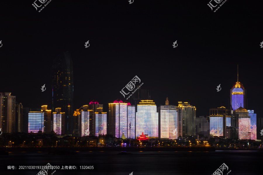 青岛海滨夜景