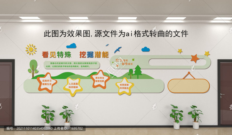 學(xué)校小學(xué)特殊教育心理健康文化墻