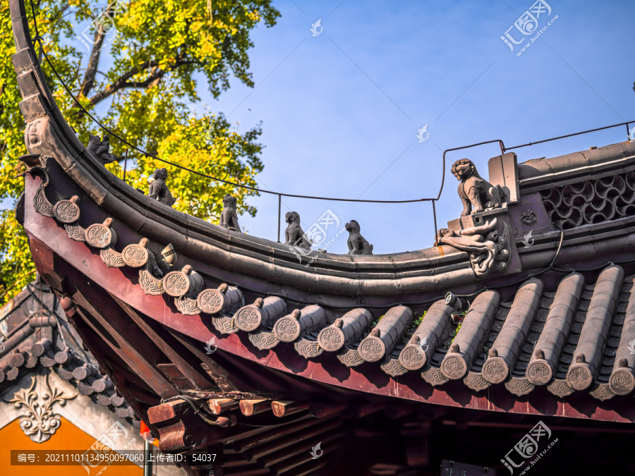 中式古建筑飞檐