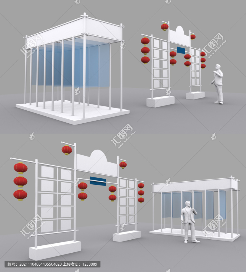 门头dp点展示3D模型