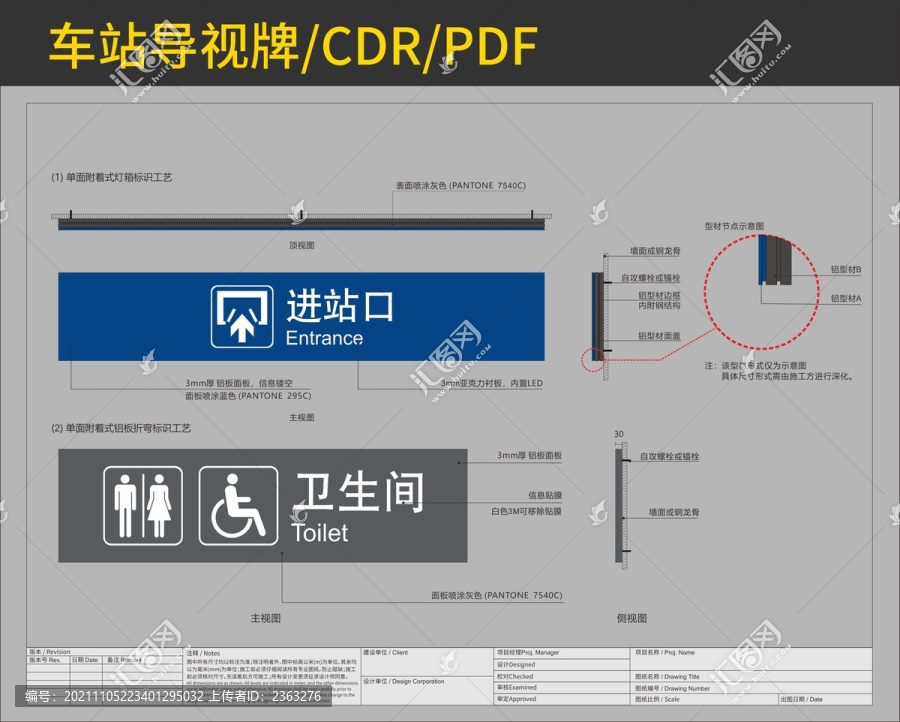 车站导视牌