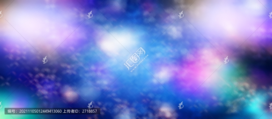 彩色朦朧星光抽象背景圖