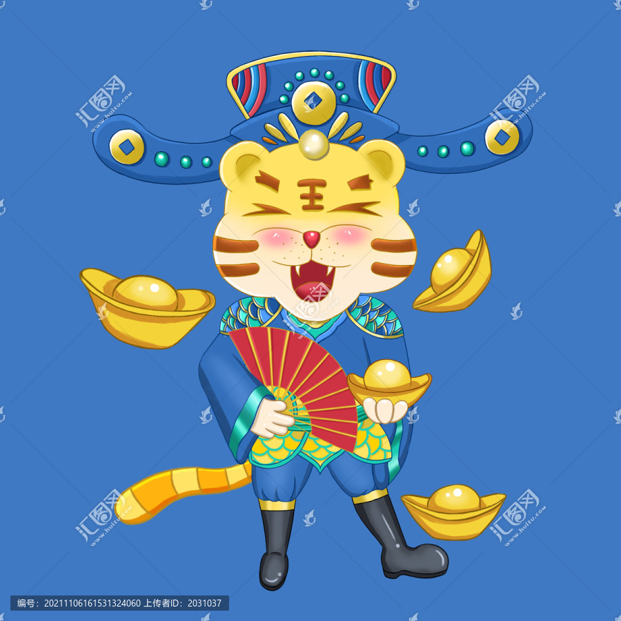 2022年虎年插畫(huà)形象