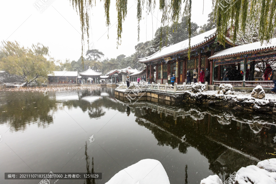 颐和园雪景