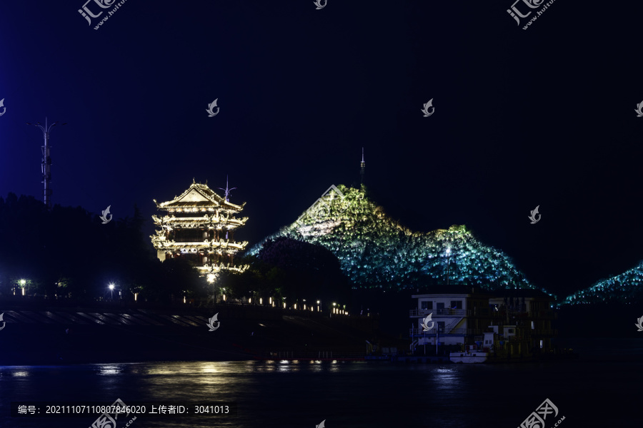 宜昌城市夜游景观