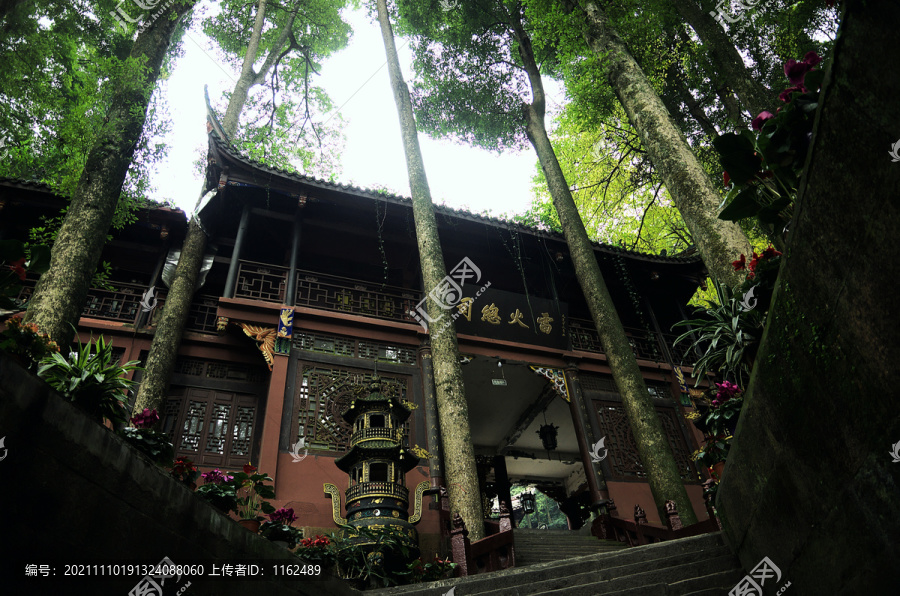 青城山建福宫内景