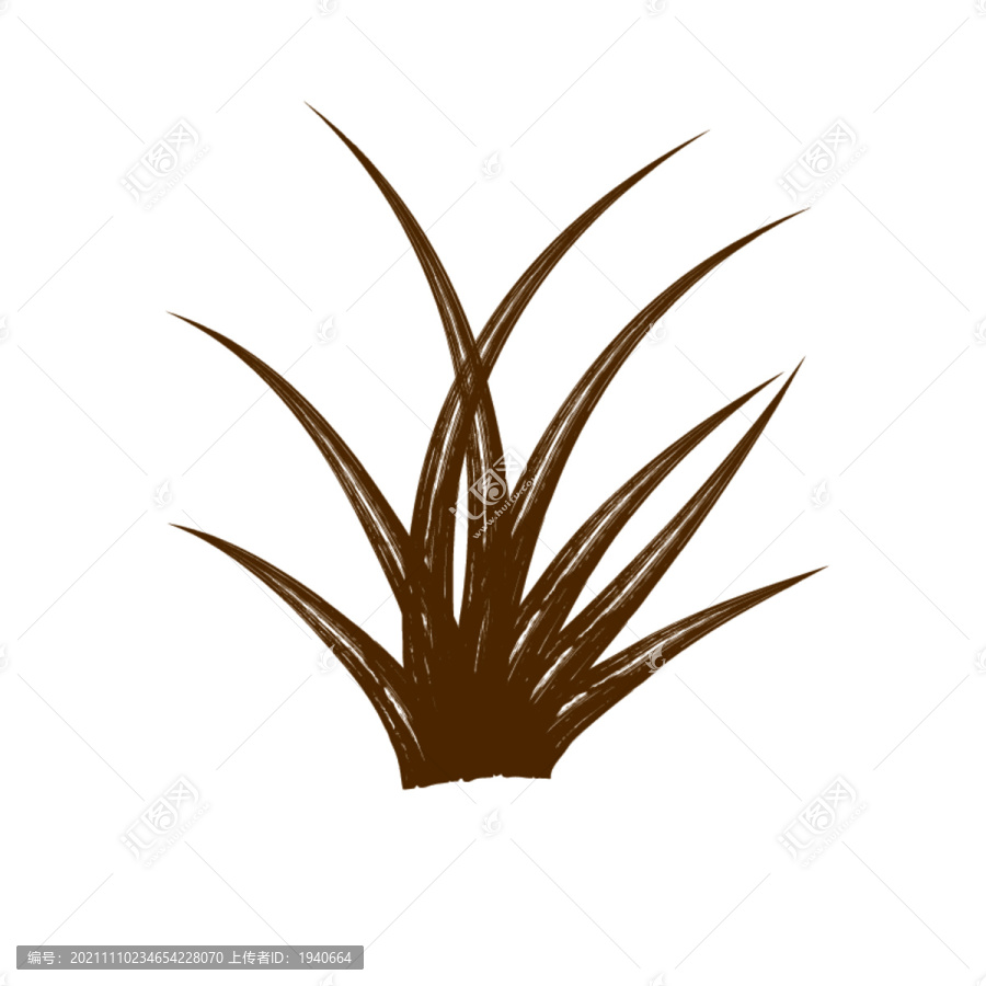 草插畫矢量