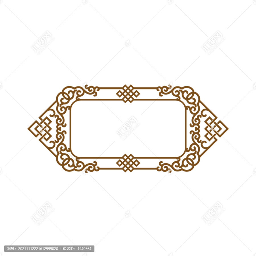 傳統(tǒng)邊框矢量設(shè)計(jì)