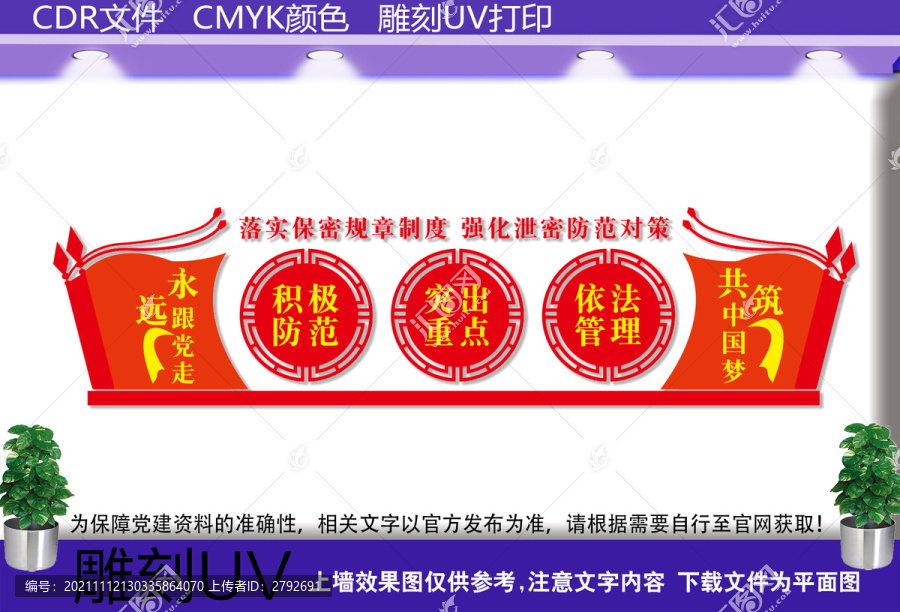 保密文化墻
