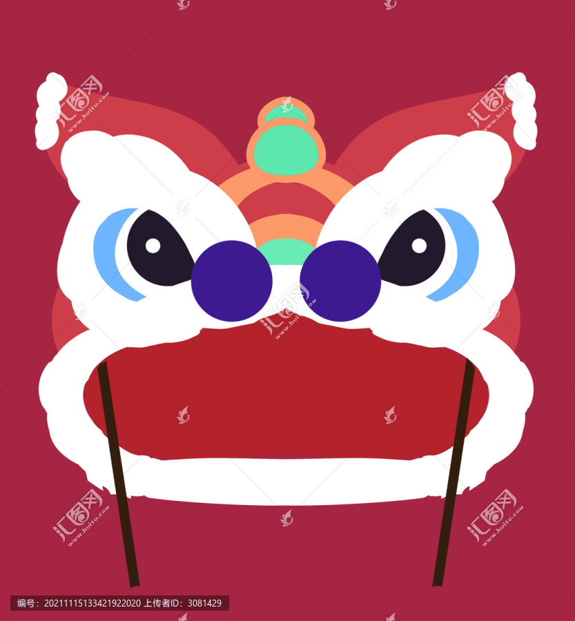 獅子帽子