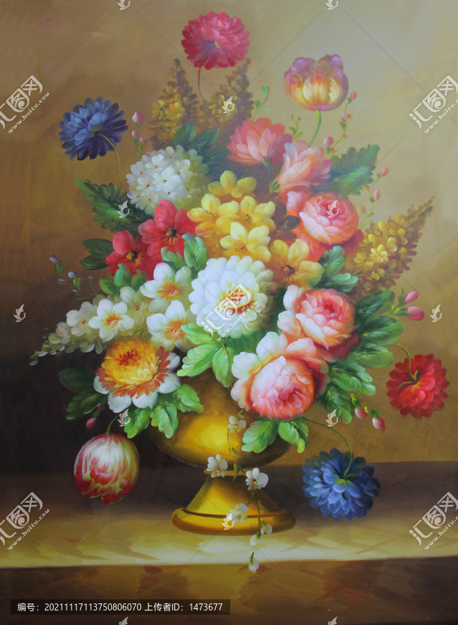 花卉油畫