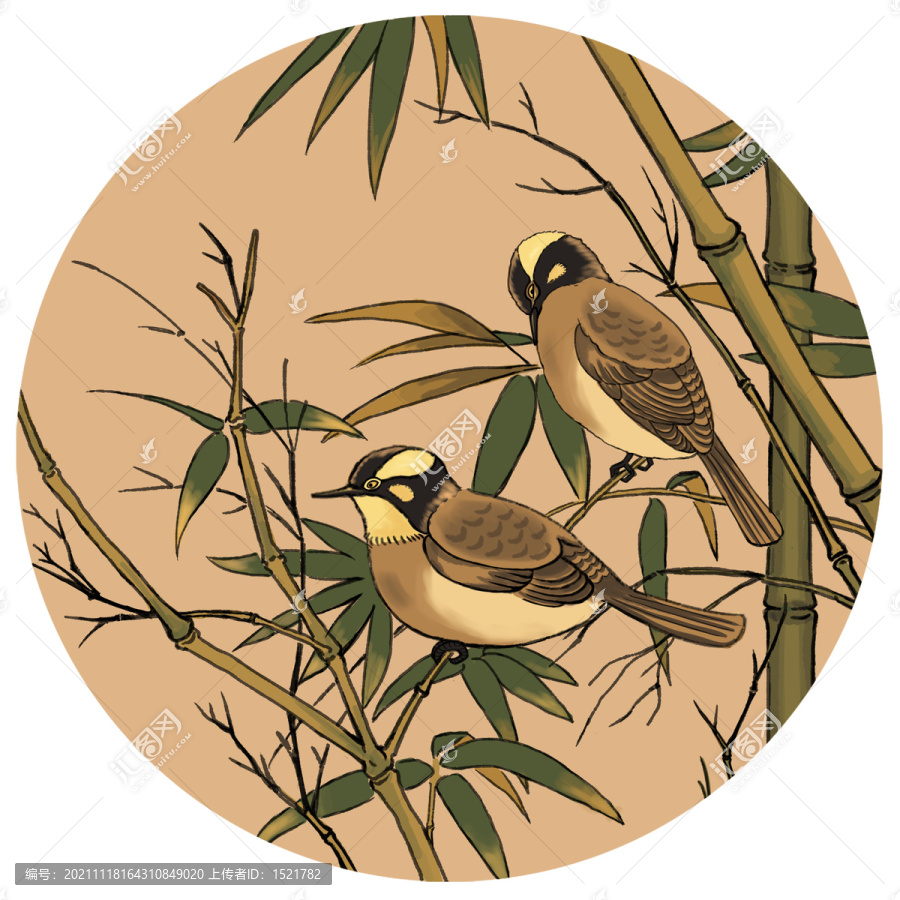 中式花鳥畫