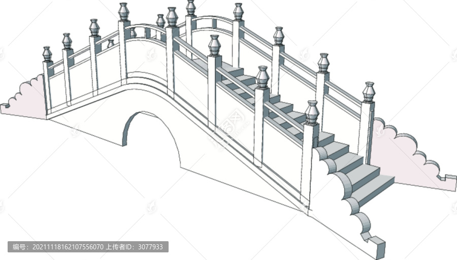 北京皇家園林石拱橋