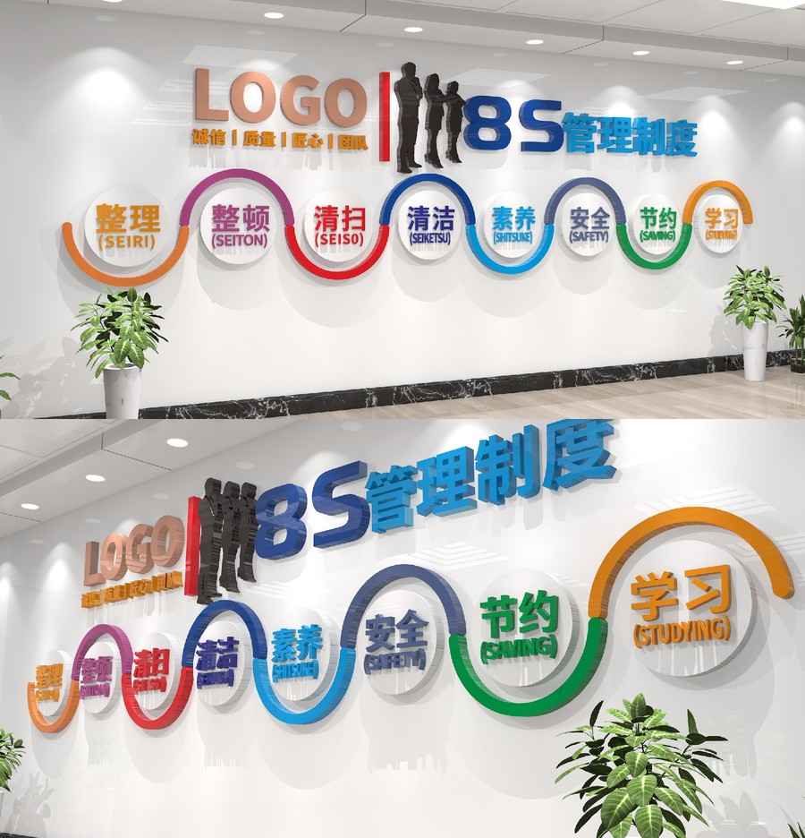企業(yè)8s管理文化墻