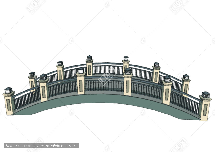 城市道路水泥拱橋