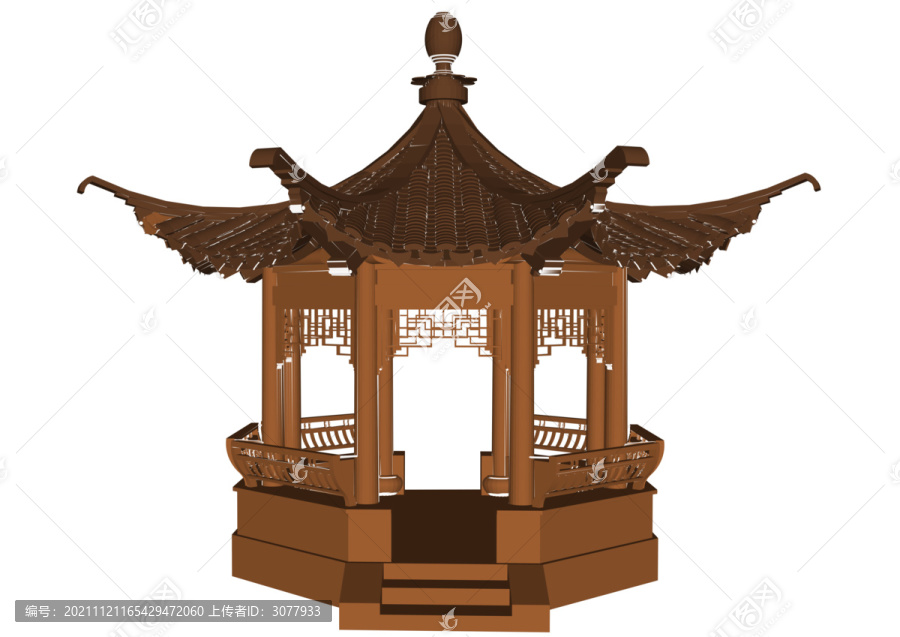庭院園林景觀木亭