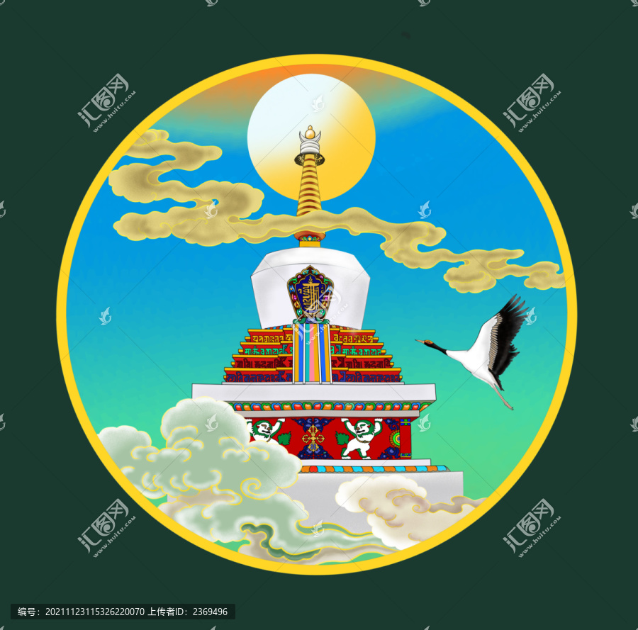 塔爾寺八寶如意塔-匯圖網(wǎng) www.fosd68.com 塔爾寺八寶如意塔