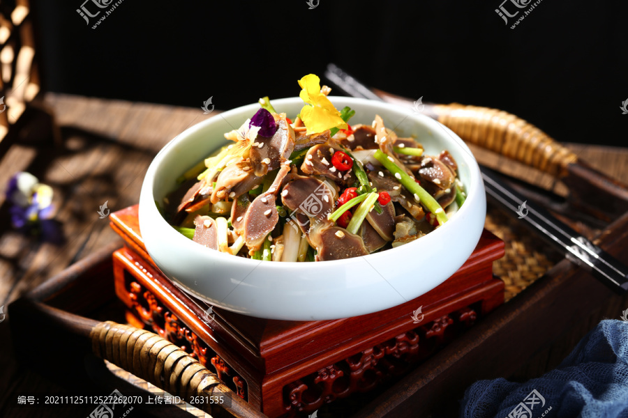 小蔥拌鴨胗