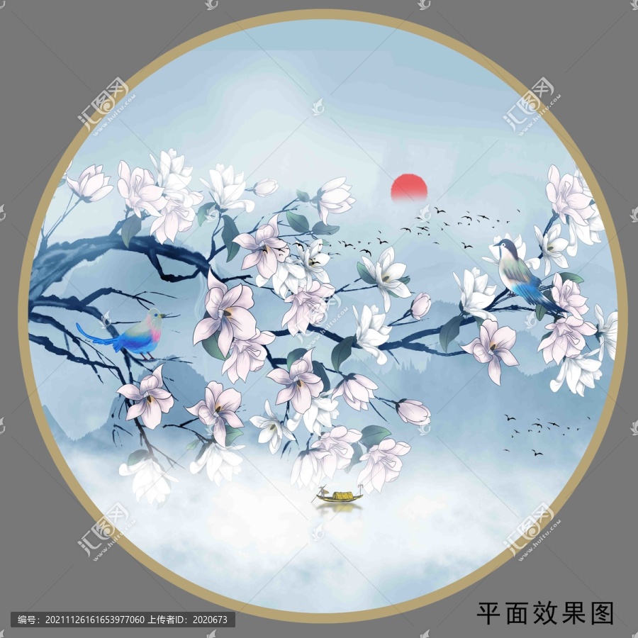 寫意花鳥山水畫
