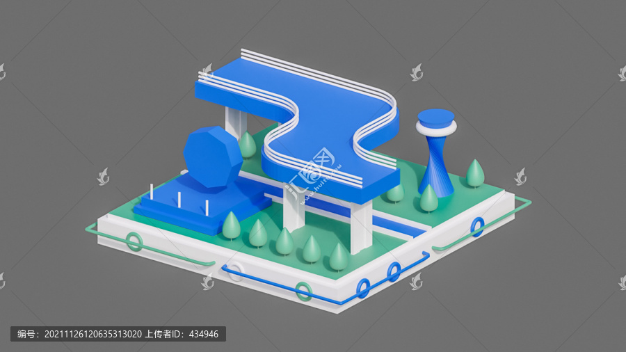 3D電商海報背景素材