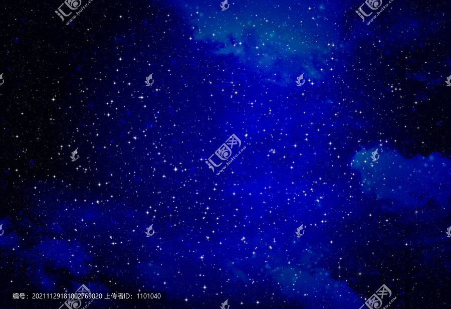 深藍(lán)色星空