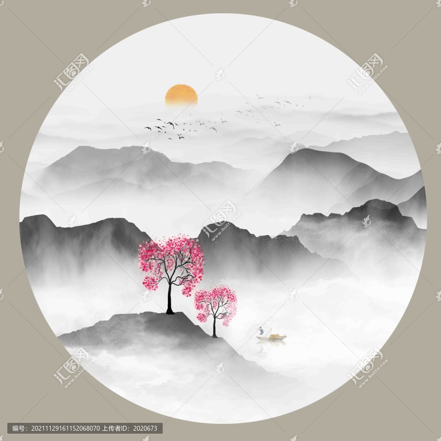 新中式水墨畫