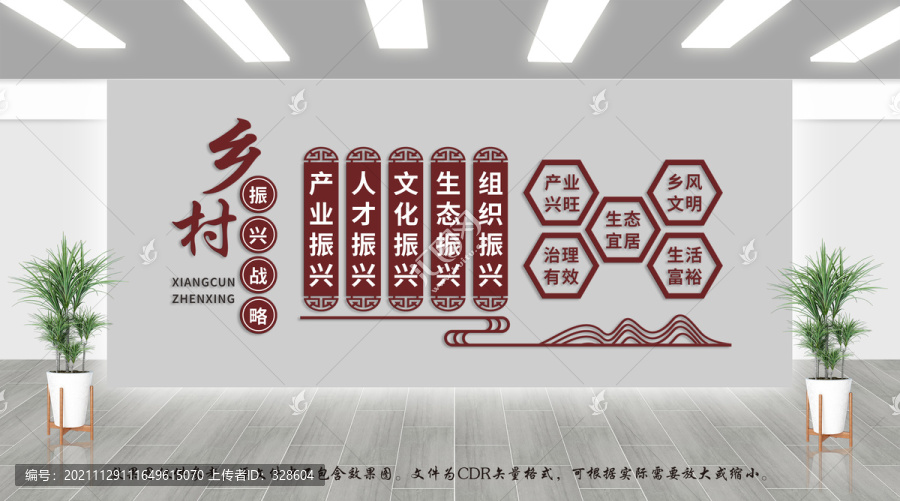 鄉(xiāng)村振興戰(zhàn)略文化墻
