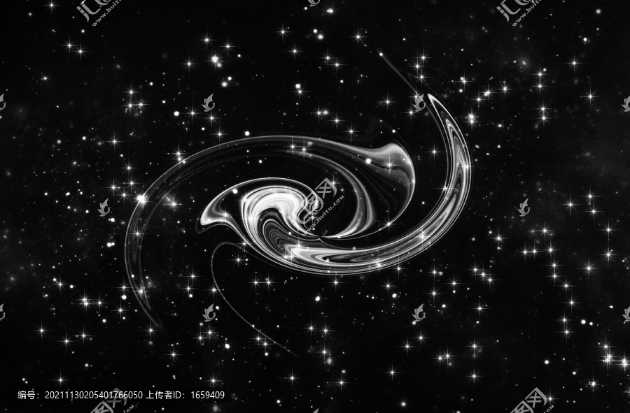 灰度星空