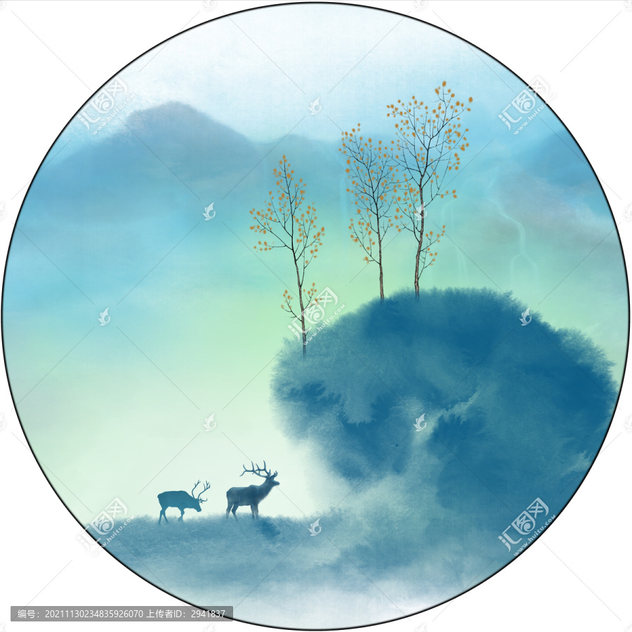 意境山水裝飾畫