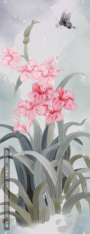 水彩國(guó)畫(huà)花鳥(niǎo)畫(huà)