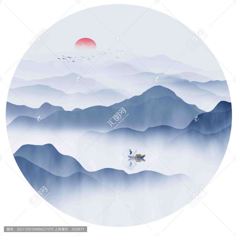 寫意水墨山水