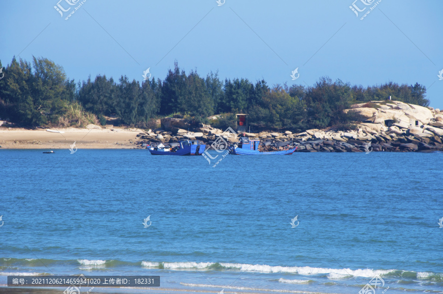 海岸海岛海洋渔船