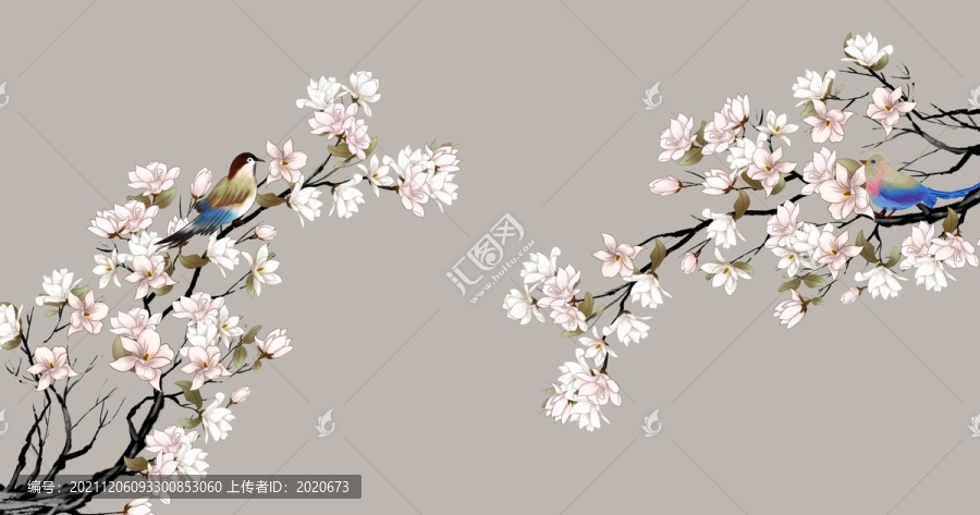 手繪玉蘭