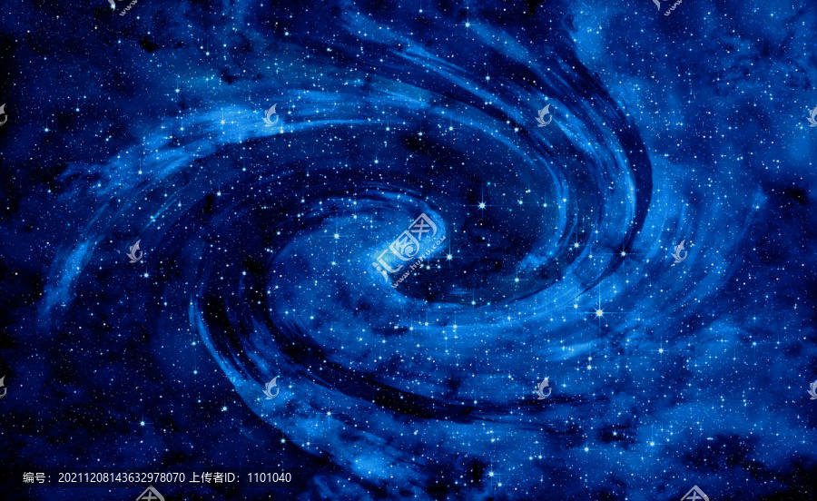 旋轉(zhuǎn)星云星空