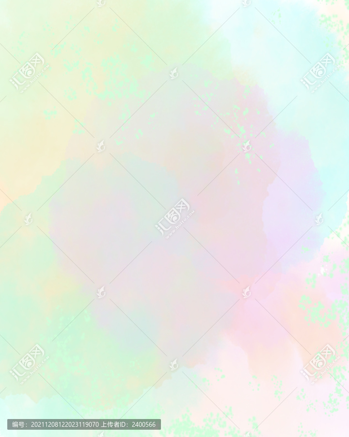粉色藍色水彩