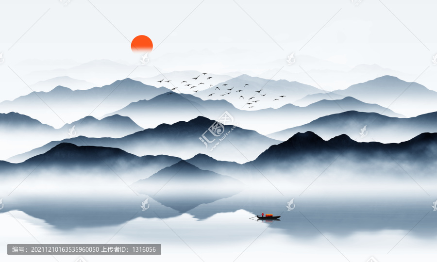 新中式山水畫(huà)