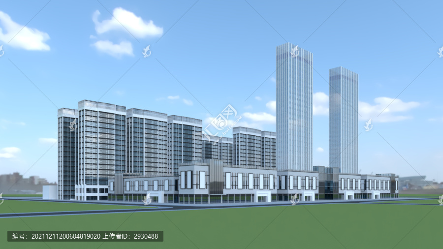 商貿(mào)城效果圖