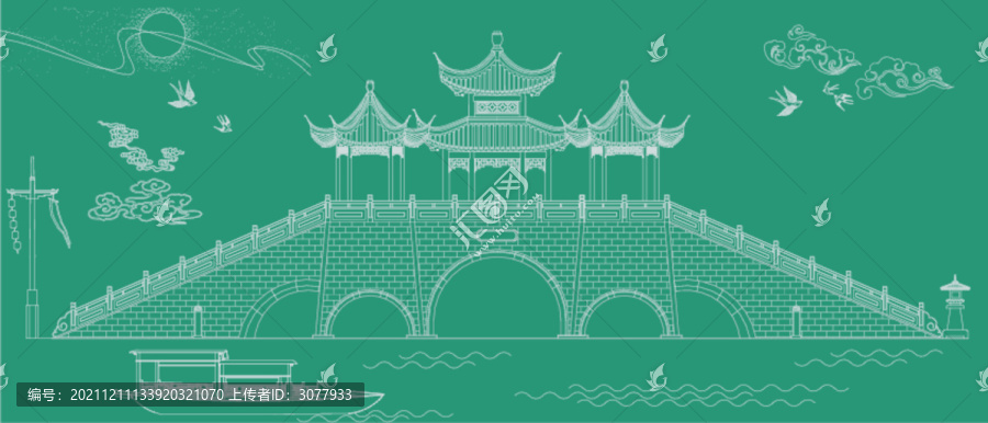 揚(yáng)州瘦西湖五亭橋