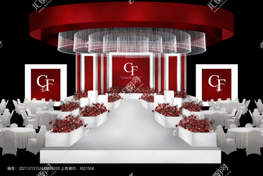 紅白秀場(chǎng)水晶秀場(chǎng)風(fēng)婚禮